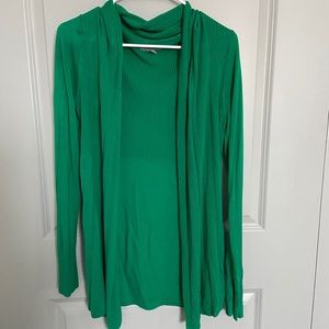Green Cardigan